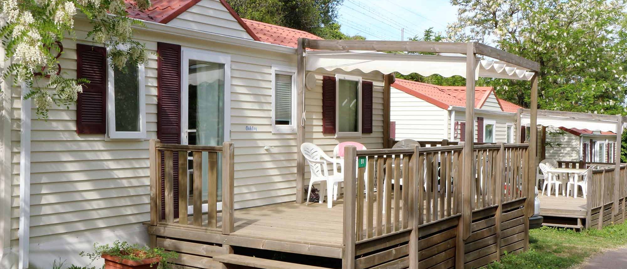 Cottage hébergement Camping Les Amandiers