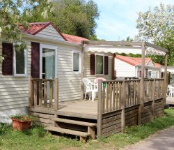 hebergement cottage Camping Les Amandiers