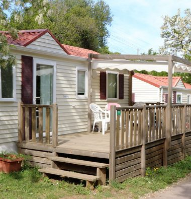 hebergement cottage Camping Les Amandiers
