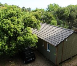 hebergement chalet Camping Les Amandiers